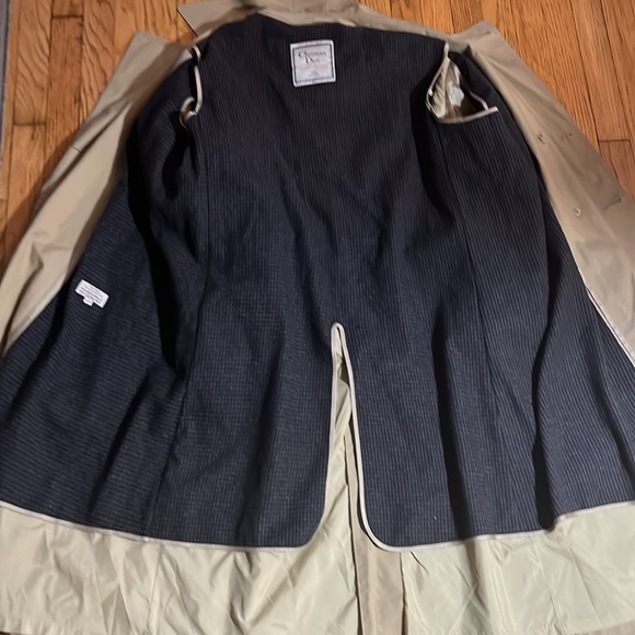 Christian Dior Monsieur Vintage Trench Coat Belted Removable Wool Blend Lining - Picture 9 of 9